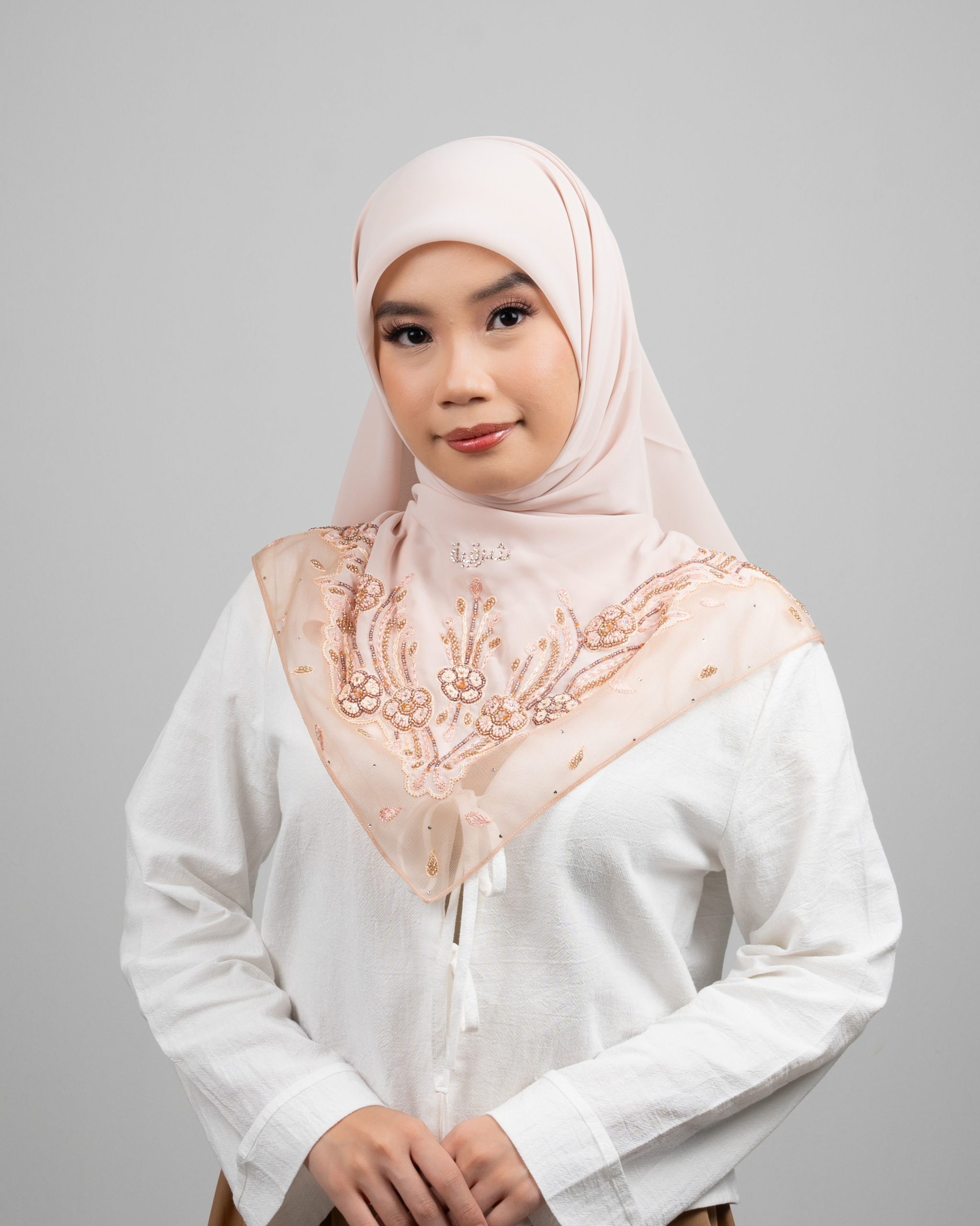 Inara Beads Lace Square - Ginger
