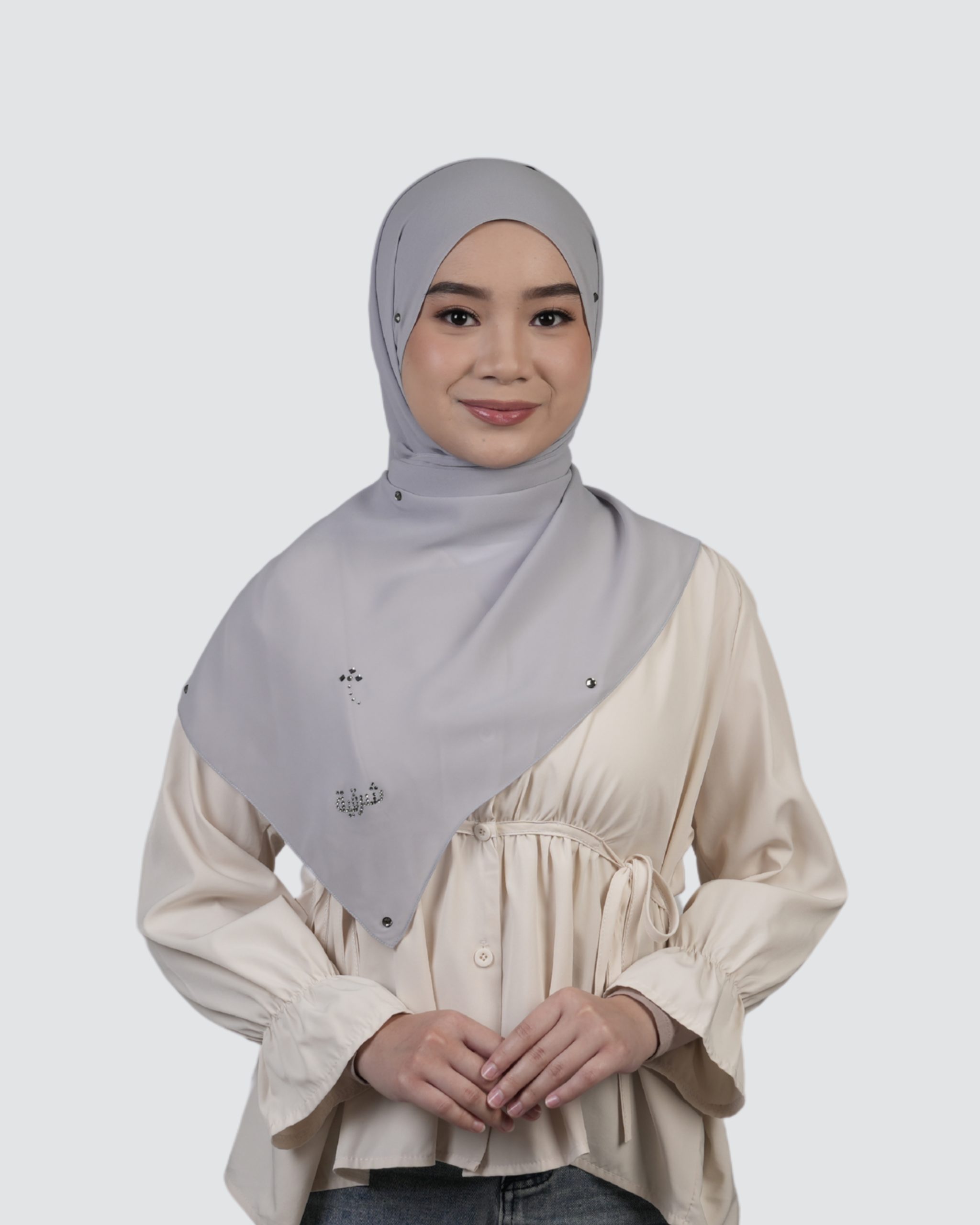 Rayhan Swarovski Shawl - Silver