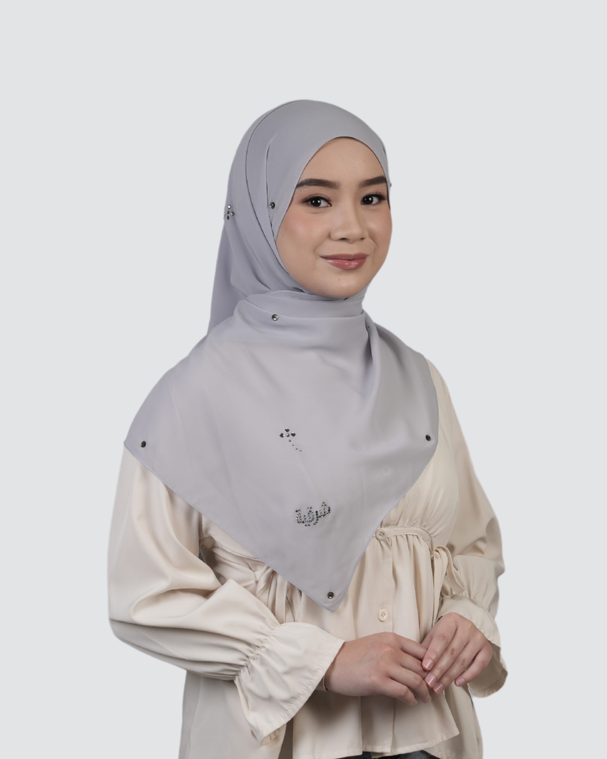 Rayhan Swarovski Shawl - Silver