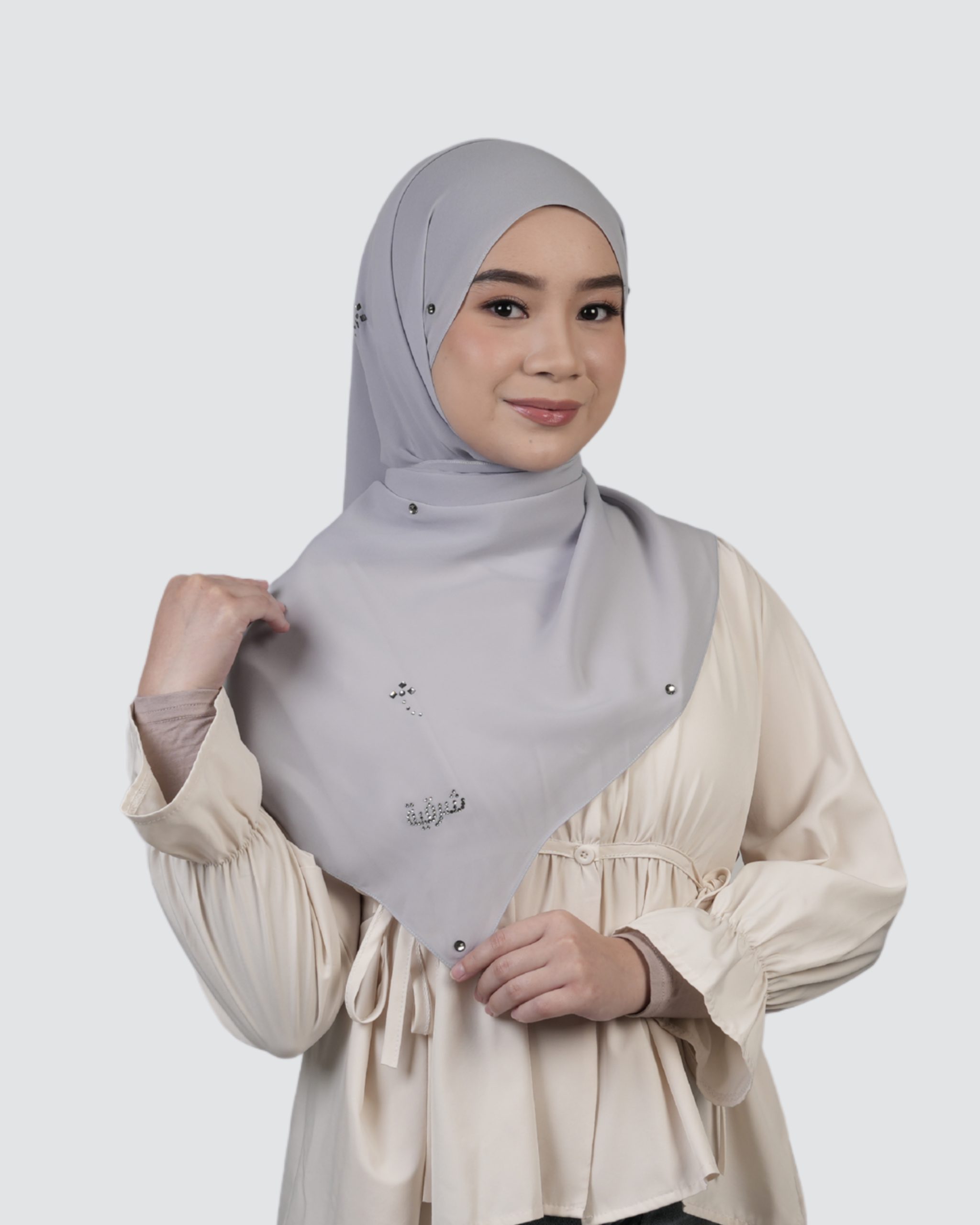 Rayhan Swarovski Shawl - Silver