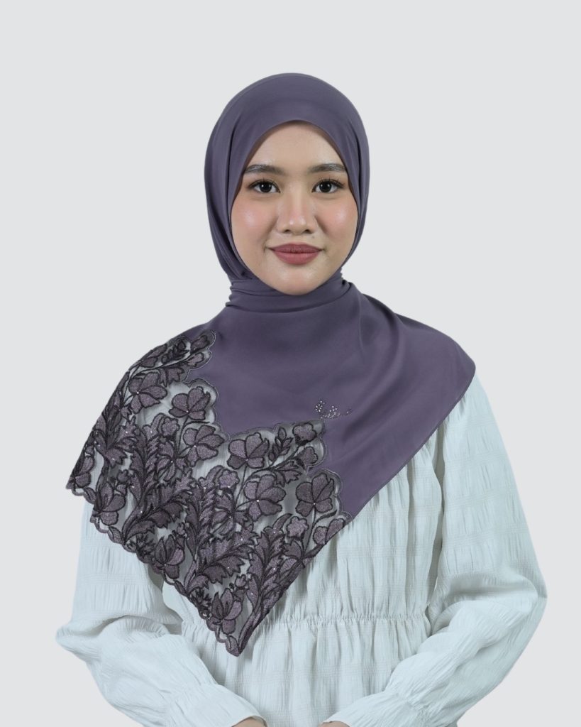 Maysa Lace Shawl - Raisin