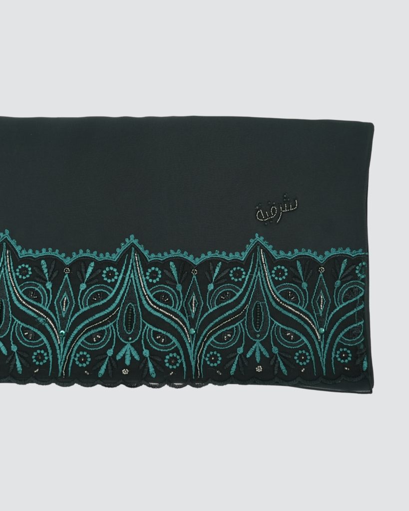 Duha Lace Beads Shawl - Ivy