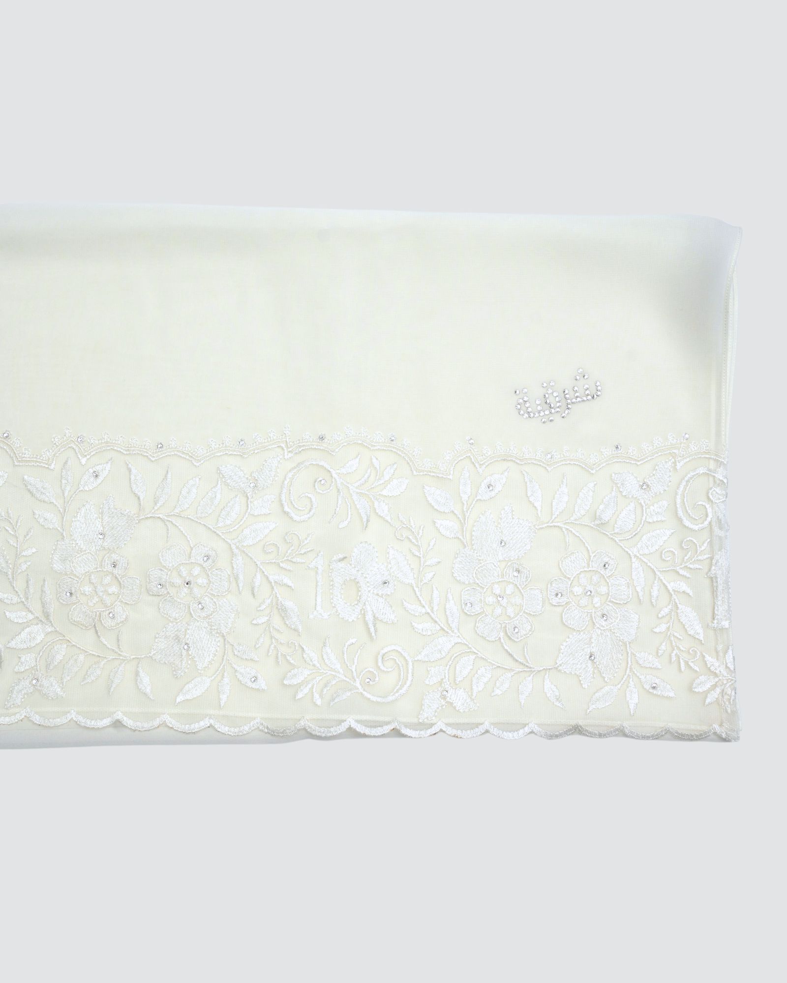 Rahwa Lace Shawl - Snow White