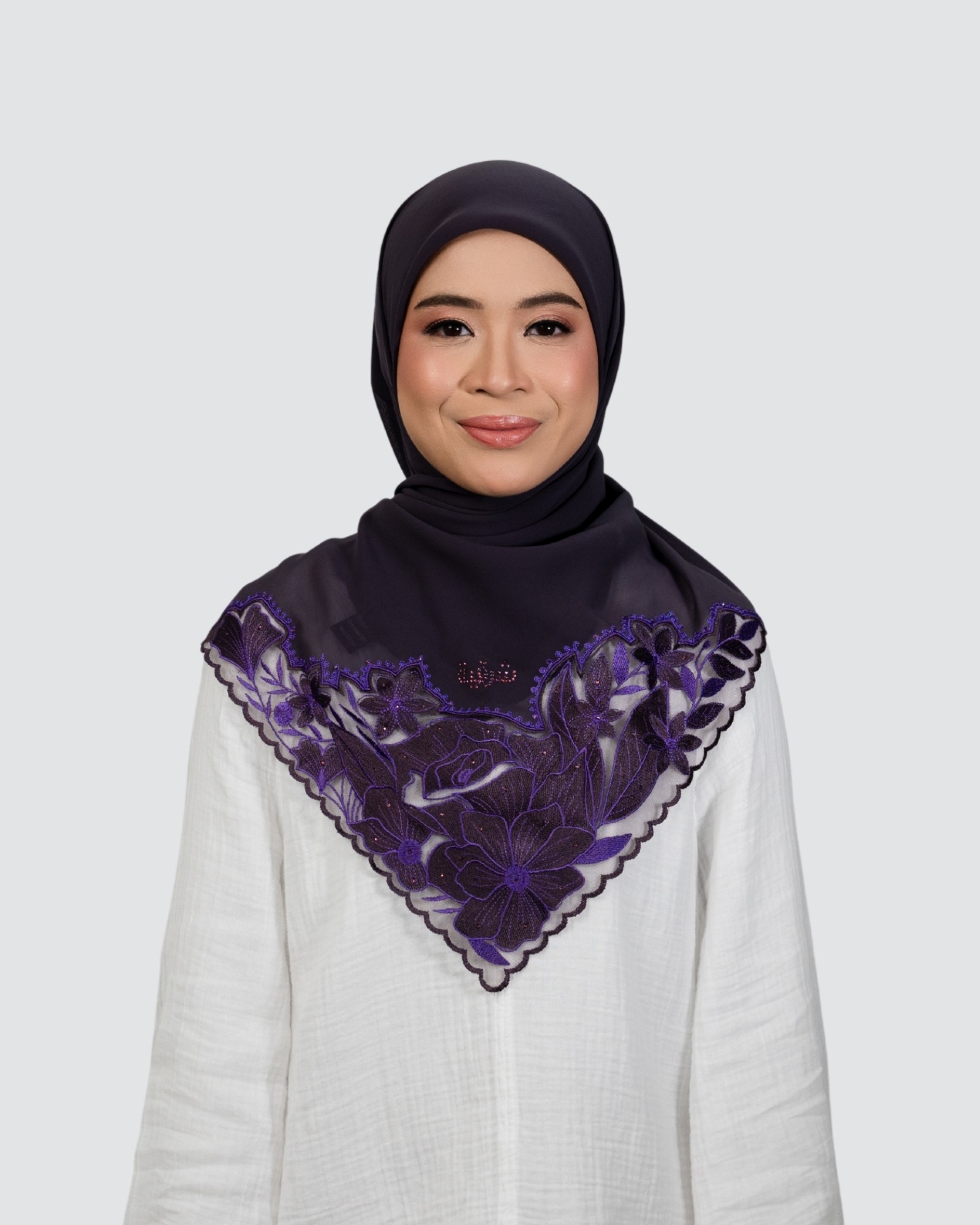 Dhiya Lace Square - Amethyst