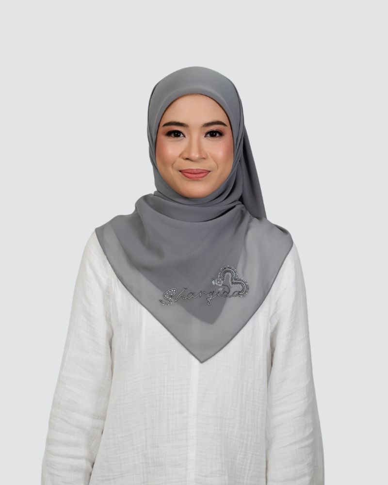 Lulwa Embroidery Beads Signature Square - Scorpion